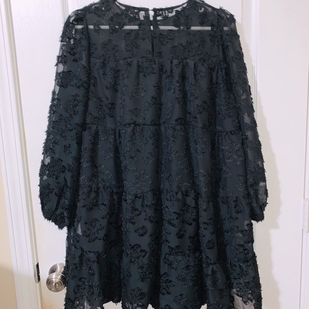 Black baby doll dress